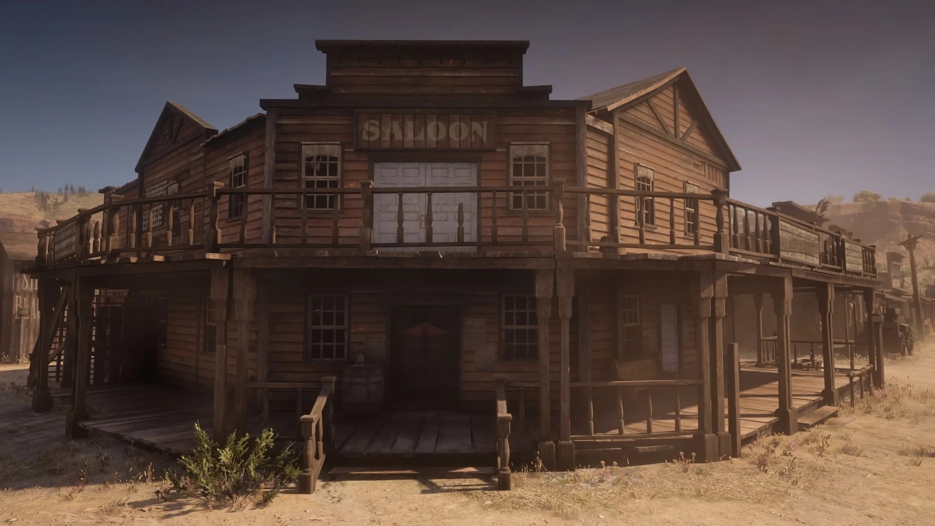 Exterior de Armadillo Saloon en Armadillo