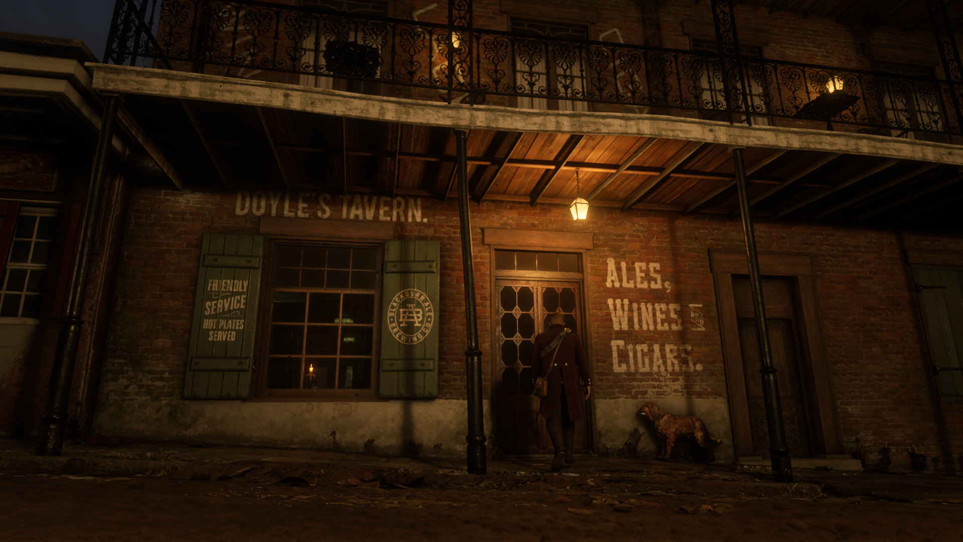 Exterior de Doyle’s Tavern en Saint Denis