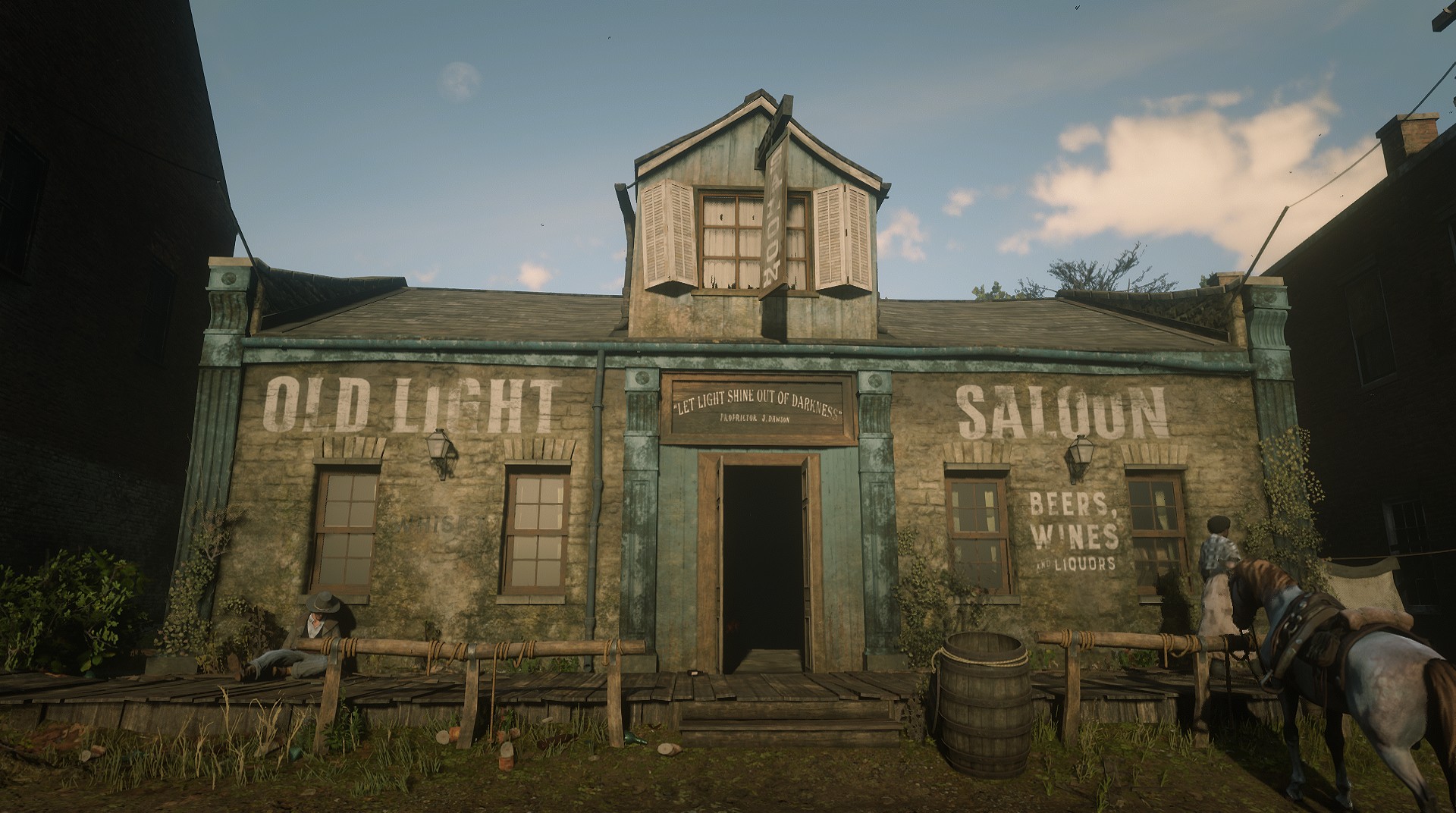 Exterior de Old Light Saloon en Van Horn